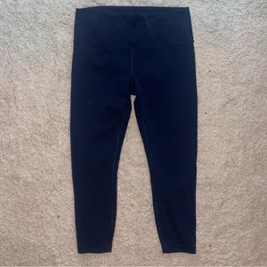 Lululemon High Waisted Leggings size 12 navy